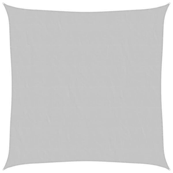 vidaXL Слънцезащитно платно светлосиво 3,6x3,6м 100% полиестер Оксфорд