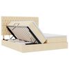 vidaXL Легло с място за съхранение Кремав 180 x 200 cm Изкуствена