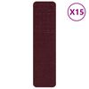 vidaXL Килимчета против подхлъзване за стълби 15 бр. 75 x 20 cm