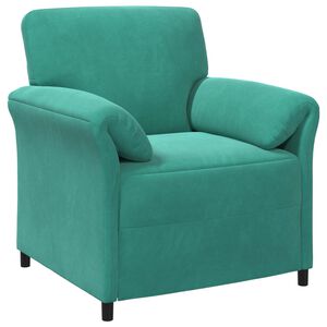vidaXL Диван с едно seating Тюркоаз 88 x 83 x 95 см Кадифе