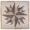 vidaXL Мозайка с Ветровит Дизайн Многоцветен 120 x 120 cm Мрамор
