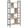 vidaXL Рафт за книги 9 нива 75 x 30 x 156 см Инженерна дървесина