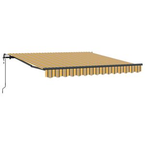vidaXL Сгъваем навес Многоцветен 300 x 250 cm Тъкан и алуминий
