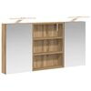 vidaXL Комплект шкафове за баня 3 бр. 100 x 10,5 x 50 см