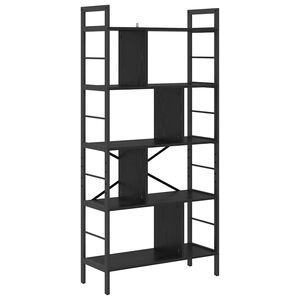 vidaXL Рафт за книги 9 нива 75 x 30 x 156 см Инженерна дървесина