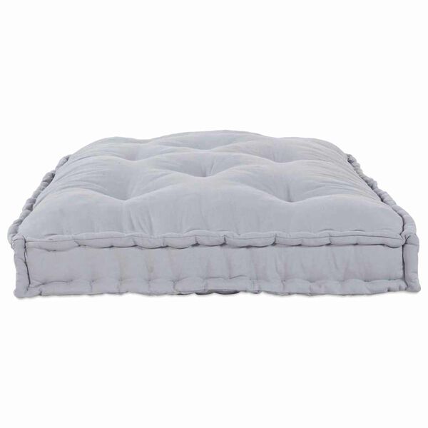 vidaXL Кушон за палетен диван Сив текстил