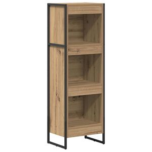 vidaXL Шкаф за книги 40 x 30 x 121 см Инженерна дървесина Дъб Артизан