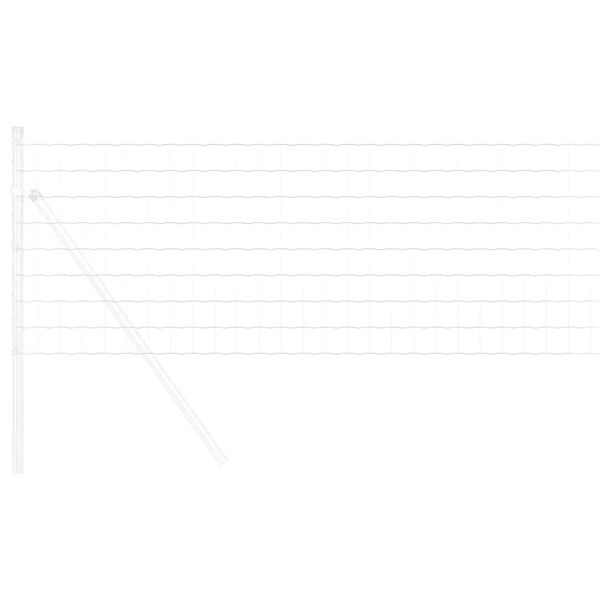 vidaXL Европейска ограда 0,6 x 25 м Желязо с PVC покритие