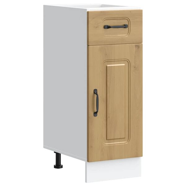 vidaXL Кухненски шкаф, "Kalmar", дъб артизан, инженерно дърво