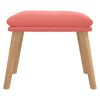 vidaXL Табуретка, розова, 45x29,5x35 см, кадифе