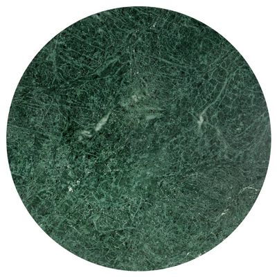 vidaXL Кафе маса зелена 60x60x35 см естествен камък мраморна текстура