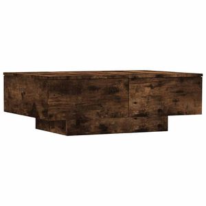 vidaXL Маса за кафе, опушен дъб, 90x60x31 см, инженерно дърво