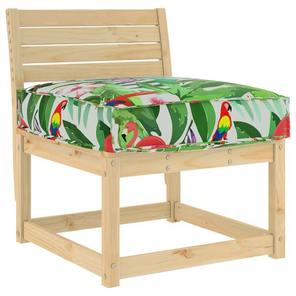 vidaXL Възглавница Многоцветен 60 x 60 x 12 cm Оксфордска тъкан