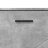vidaXL Шкаф за баня с чекмедже Циментено сиво 76,5 x 35 x 64 см