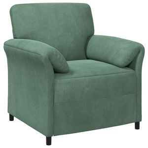 vidaXL Диван с едно seating Морско зелено 88 x 83 x 95 см Кадифе