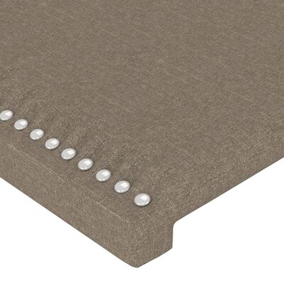 vidaXL Горна табла за легло, таупе, 100x5x78/88 см, плат