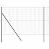 vidaXL Евро Фендер Граунд Фикс 10 x 1,5 m ПВЦ-обработена стомана Сиво
