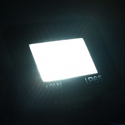 vidaXL LED прожектор, 10 W, студено бяло