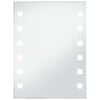 vidaXL LED стенно огледало за баня 60x80 см
