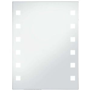 vidaXL LED стенно огледало за баня 60x80 см