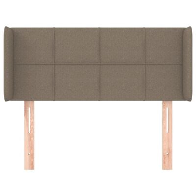 vidaXL Горна табла за легло, таупе, 83x16x78/88 см, плат