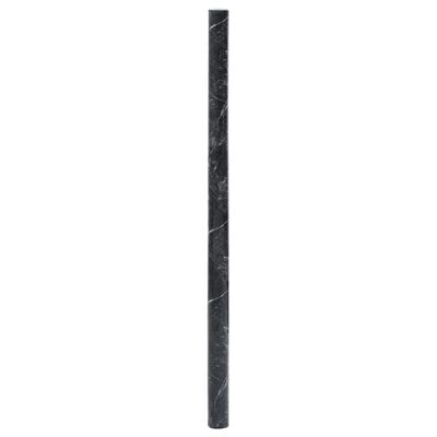 vidaXL Стикер за мебели, самозалепващ, черен мрамор, 90x500 см, PVC