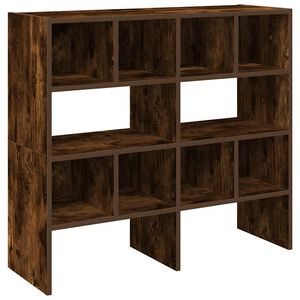 vidaXL Поставки за обувки, 2 бр, стифируеми, опушен дъб, 89,5x30x40 см