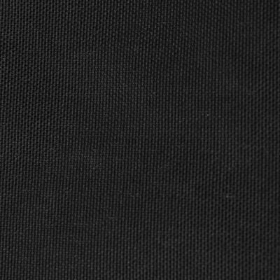 vidaXL Платно-сенник, Оксфорд плат, триъгълно, 5x7x7 м, черно