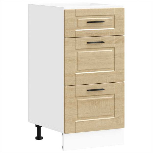 vidaXL Кухненски шкаф Porto, дъб сонома, инженерно дърво