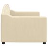 vidaXL Кушетка, кремава, 80x200 см, плат