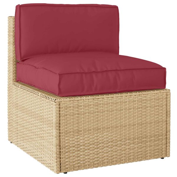 vidaXL Комплект възглавници за палет 2 pcs Бежово Оксфордска тъкан