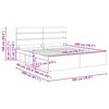 vidaXL Рамка за легло Сонома 200 x 200 cm Солидно борово дърво