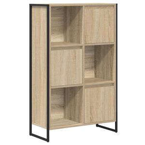 vidaXL Шкаф за книги 68 x 30 x 108.5 см Инженерна дървесина Сонома