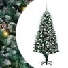 vidaXL С изкуствено коледно дърво с 150 LED светодиода Зелен 150 cm