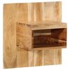 vidaXL Нощно шкафче, 50x27x50 см, акация масив
