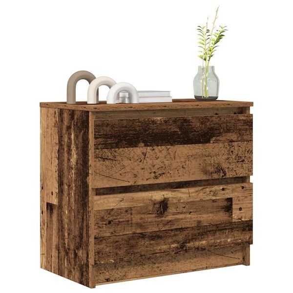 vidaXL ТВ шкаф Старо дърво 60x35x54 cm Инженерна дървесина