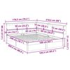vidaXL Легло с етажерка за книги, без матрак, 160x200 см, бор масив