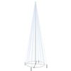 vidaXL Коледна елха конус, студено бяло, 1134 LED, 230x800 см