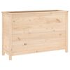 vidaXL Градинско повдигнато легло, 119,5x40x78 см, бор масив