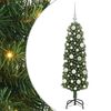 vidaXL С изкуствено коледно дърво с 150 LED светодиода Зелен 120 cm