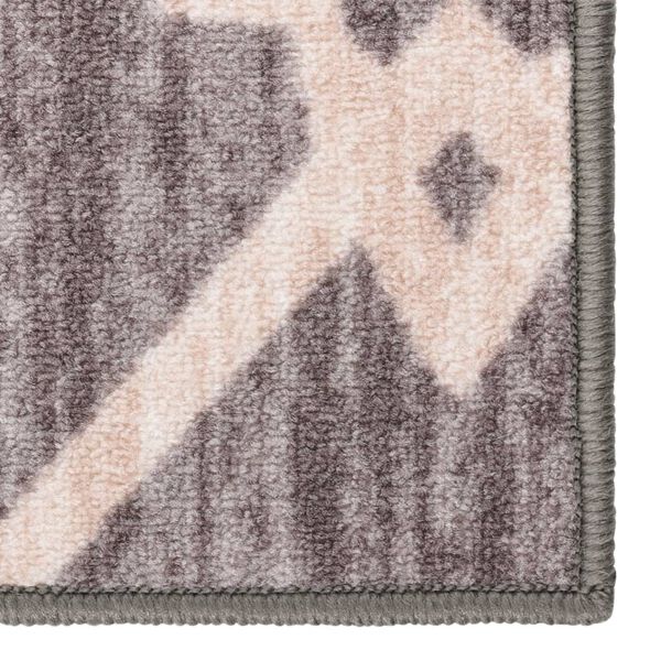 vidaXL Пътека, кафява, 80x350 см