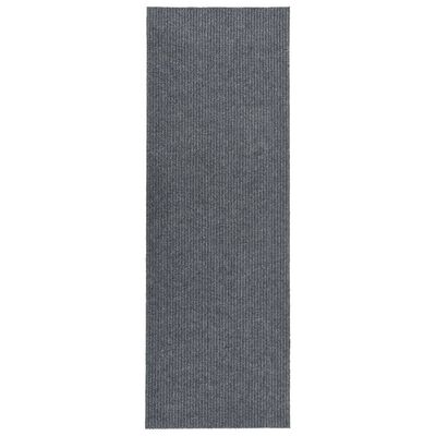 vidaXL Абсорбиращо мръсотията килимче, 100x350 см, сиво