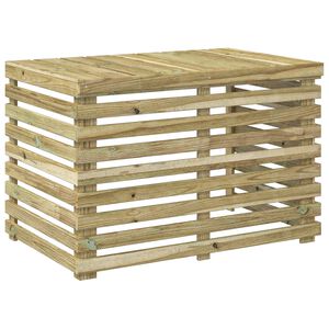 vidaXL Покритие за климатик 90 x 58 x 60 см Импрегнирано борово дърво