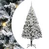 vidaXL С изкуствено коледно дърво Бяло 240 cm