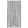 vidaXL Висящ шкаф Сив Сонома и бяло 50 x 31 x 100 см Инженерно дърво