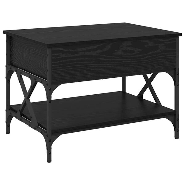 vidaXL Масичка за кафе Черния дъб 70x50x50см Инженерно дърво