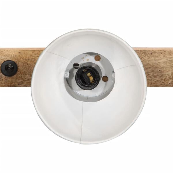 vidaXL Стенна лампа 25 W състарено синьо 90x25 см E27