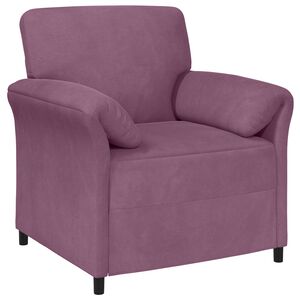 vidaXL Диван с едно seating Лилаво 88 x 83 x 95 см Кадифе