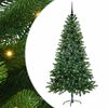 vidaXL Коледно дърво с 150 LED светодиода с поставка Зелен 150 cm ПЕ