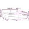vidaXL Box Spring легло с матраци Розово 180x210 cm Кадифе